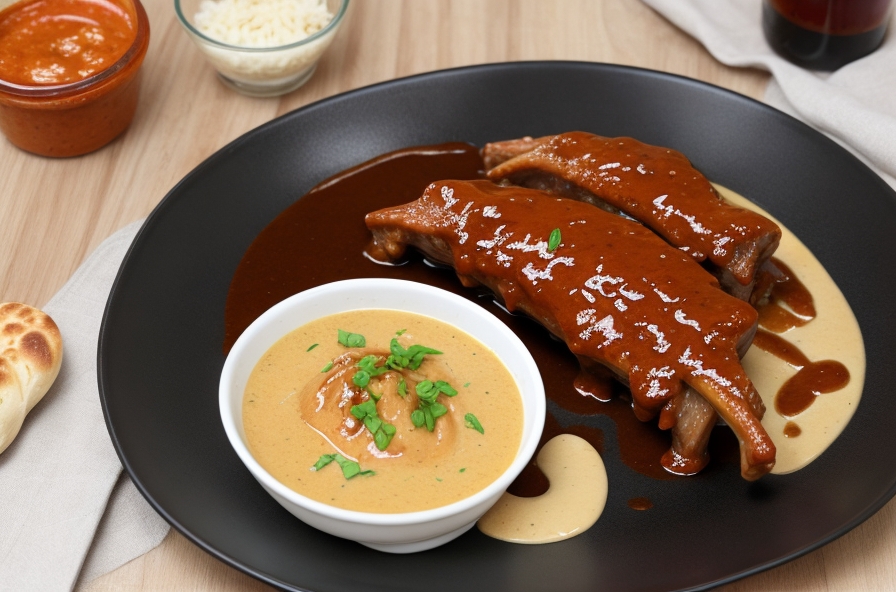Hvit Saus til spareribs
