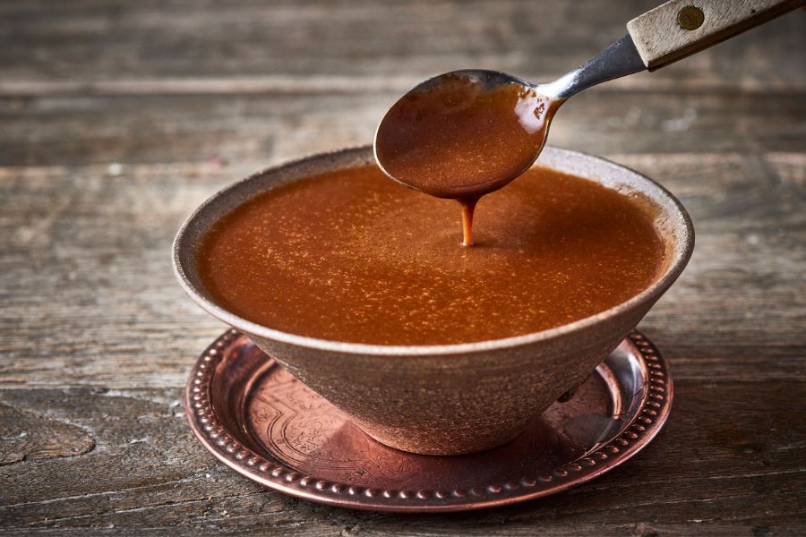 BBQ saus, brun saus